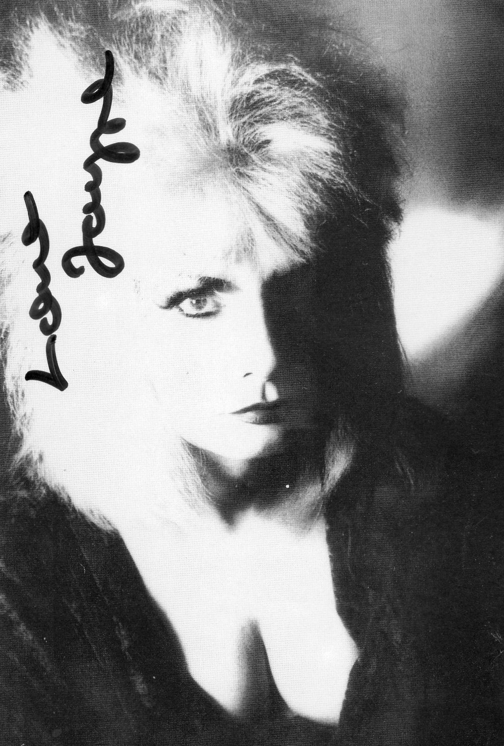 Signed promotional postcard